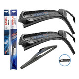 Kit De 3 Escobillas Ford Fiesta Kinetic 2010 2011 2012 2013