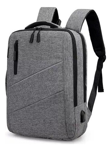 Mochila Phull Porta Notebook 15.6 Urbana Unisex Puerto Usb