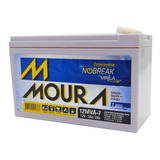 Bateria Moura Estacionária Para Nobreak 12v 7ah Vrla Agm