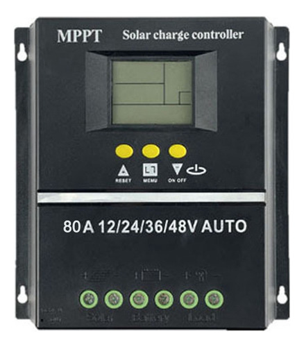 Controlador De Carga Solar 80a Mppt/pwm 12v/24v/36v/48v Auto