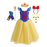 Vestido De Nieve Para Niñas Y Niños  Disfraz De Princesa  Ca