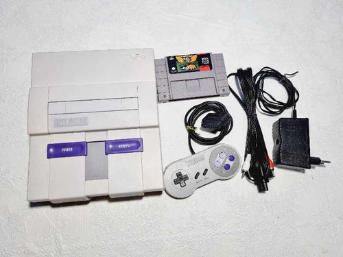 82- Console Snes Super Nintendo Pronto Pra Jogar