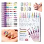 Set 12 Marcadores Para Nail Art Punta Fina 0,5 Mm 12colors | Envío gratis