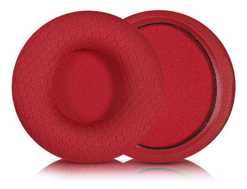 Almohadillas Tela Para Sony Mdr V150 V100 V200 V250 Rojo