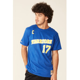 Camiseta Mitchell & Ness Estampada Golden State Warriors Chr