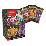 01 Mini Box Pokemon Coleção Destinos De Paldea - 18 Booster