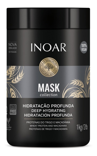 Máscara Inoar Mask Hidratante Capilar 1kg