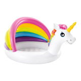 Pileta Infantil Inflable Intex Unicornio Baby  127x102x69 Cm