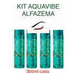 Kit C 4: Colônias Avon Aquavibe Refrescante Alfazema 300ml
