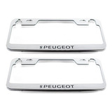 Kit 2 Cubre Patente P/ Peugeot 208 301 308 407 408 2008 3008