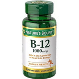 Vitamina B12 1000 Mcg Nature's Bounty, 200 Tabletas