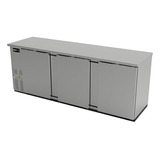 Refrigerador Contrabarra Acero Inoxidable Asber Abbc-94-s Hc