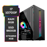 Computador Gamer I7 + 8gb Memória Ssd 960gb + Gtx1650 4gb