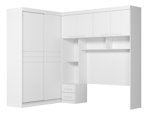 Guarda Roupa Modular Casal 6 Portas 5 Gavetas Florença-moval