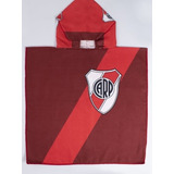 Ponchito Infantil Toalla Secado Rapido Original River Plate