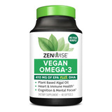 Suplemento Vegano De Dha - Omega 3 6 9 Soporte Con Mezcla De