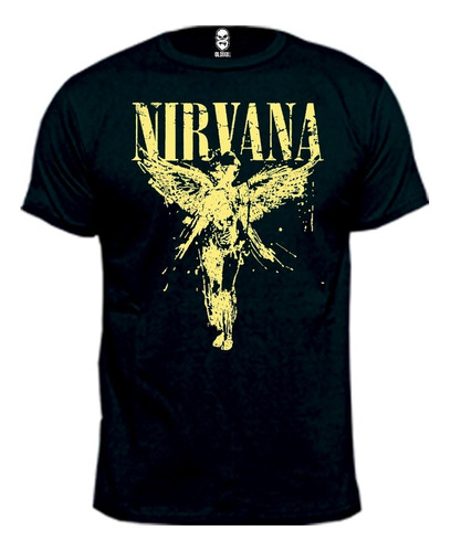 Remera Nirvana In Utero 100% Algodón Premium Peinado