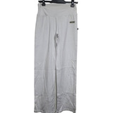 Pantalon Jogging Recto Algodon Ribb . (blanco ) T 2