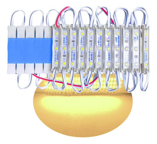 1000pçs Módulo Led Letreiro Ip67 2835 3-led 12v Quente 3000k