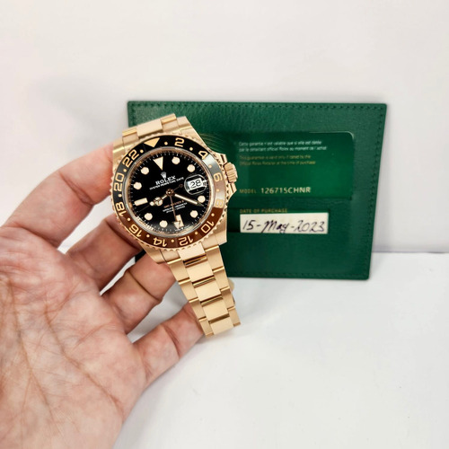 Rolex Gmt-master Ii  Rootbeer  Full Rose Gold 40mm Completo