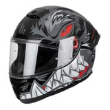 Casco Moto Mt Stinger Hummer Lycan C1 Negro Mate Integral Pb