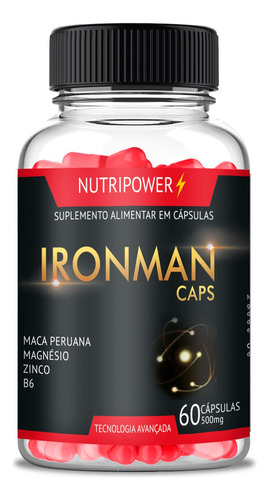 Ironman Caps Original Embalagem Discreta - 1 Pote