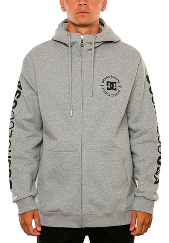 Campera Dc Lifestyle Hombre Star Pilot Gris Blw