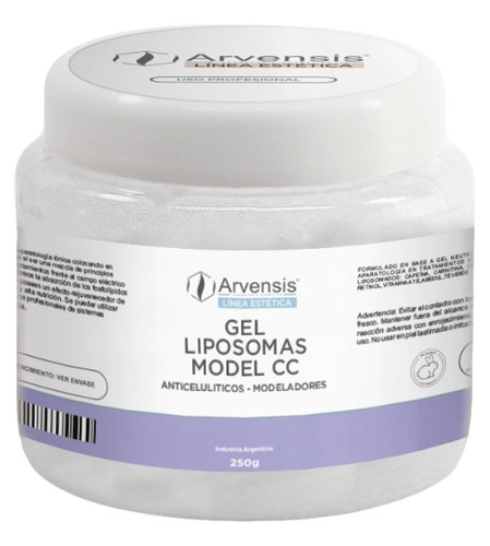 Gel Reductor Anticelultico Apto Radiofrecuencia Galvanica