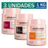 3 Cremes Pimenta Negra + Linfática + Lipodetox Anti-celulite