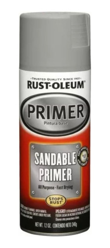 Imprimante Lijable Automotriz 340grs Gris Mate Rust Oleum