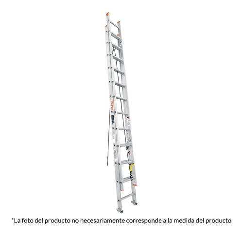 Escalera De Extensión Tipo Iii 20 Peldaños 16027