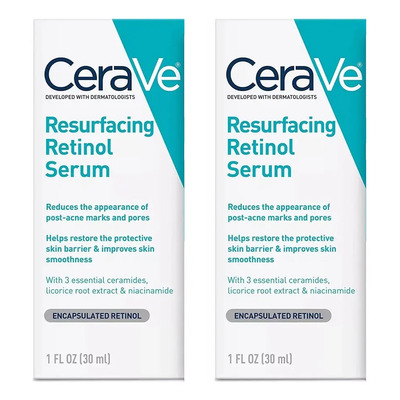 Cerave Sérum Retinol Resurfacing 2 Botellas 30 Ml Momento De Aplicación Día\u002Fnoche Tipo De Piel Todo Tipo De Piel | Envío gratis