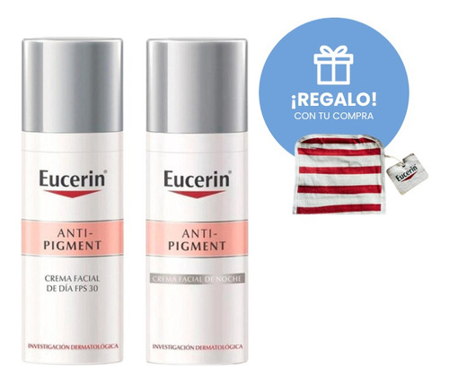 Eucerin Combo Anti Pigment Crema Noche + Día X 50 Ml C/u