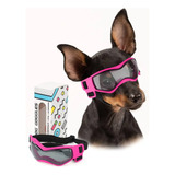 Óculos Para Cachorro De Sol Pet Cão Cães Proteçao Uv - Rosa