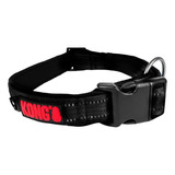  Collar Suave De Nylon Para Perro Raza Chica - Kong - Negro 