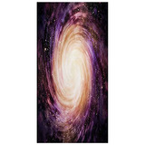 Película Adhesiva Para Ventana  Galaxy , Espiral Grande Rosa