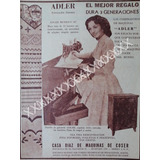 Cartel De Maquinas De Coser Adler 1953 103, Casa Diaz De Maq