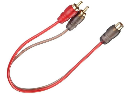 Cable Rca 1 Hembra 2 Macho Potencia Amplificador 1f Ds18