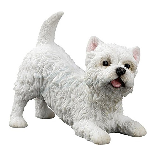 Escultura De Perro West Highland White Terrier