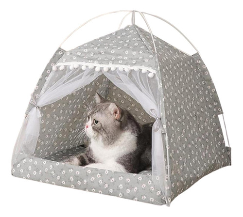 Casinha Luxo Cama Tenda Para Pet Cão E Gato Dobravel Viagem