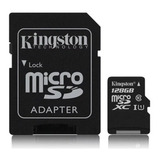 Tarjeta De Memoria Micro Sd C10 De 128 Gb De Kingston