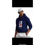 Sudadera Polo Ralph Lauren Talla M, Azul Cerrada