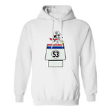 Sudadera Con Gorro Snoopy Y Woodstock Carrera Casa Auto 53 