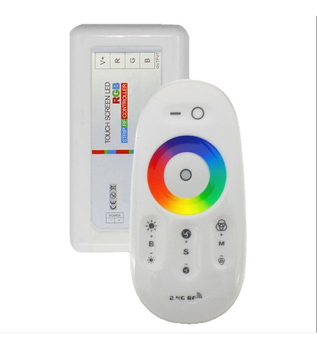 Super Controle Rgb Touch Wireless 30m Fita Led Lampada