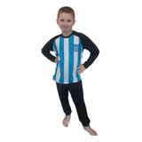 Pijama Niño Invierno Futbol Equipos River Boca Sheli 9607