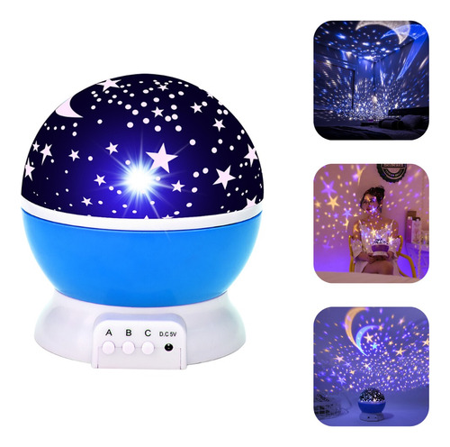 Luminária Projetor Estrela 360º Galaxy Abajur Star Master