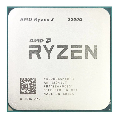 Processador Am4 Ryzen 3 2200g 3.5hz/6mb Com Cooler Amd