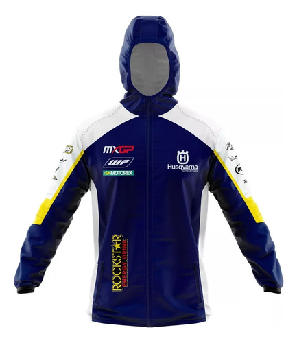 Campera Husqvarna Bondeada Bolsillo Cierre Calidad Premium