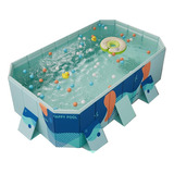 Buric Piscina Plegable No Inflable Para Adultos Familiares .