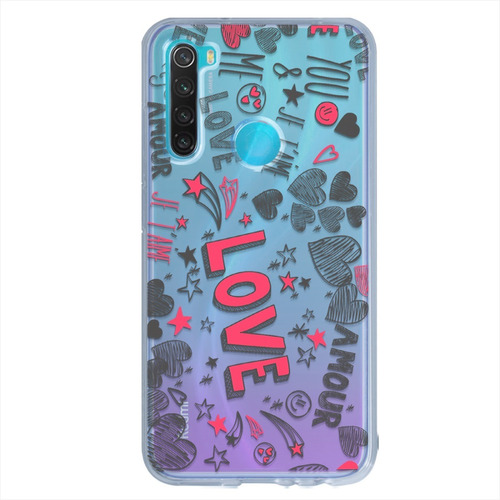 Funda Xiaomi Antigolpes Corazones Love